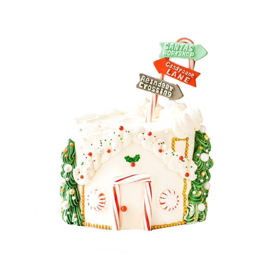 Christmas House Cake